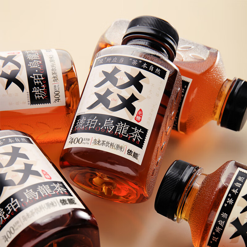依能㸚茶乌龙茶饮料特级茶叶肉桂无糖0能量0脂350ml*6瓶/24瓶 24瓶