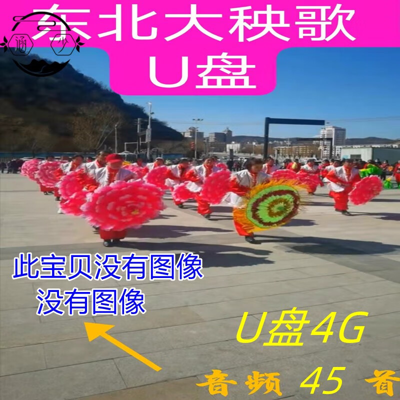 VYOPBC东北大秧歌曲u盘高音质纯音乐锣鼓电子琴节奏唢呐曲mp3秧歌内存卡 U盘秧歌45首音频