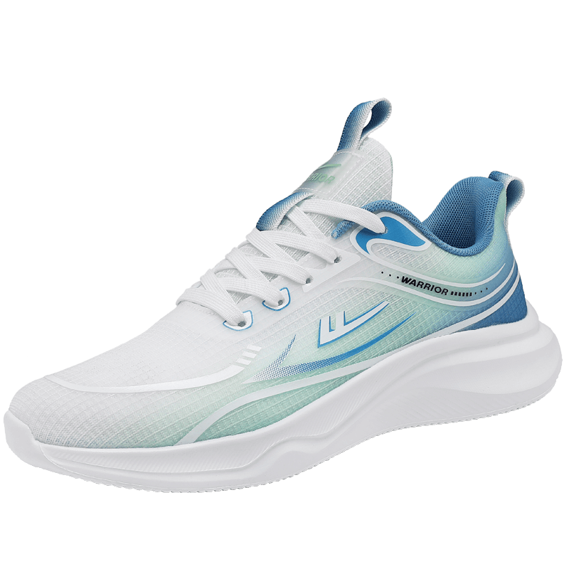 回力官方男鞋冬季厚底运动鞋男2025新款保暖鞋子男跑步鞋 白绿蓝 41