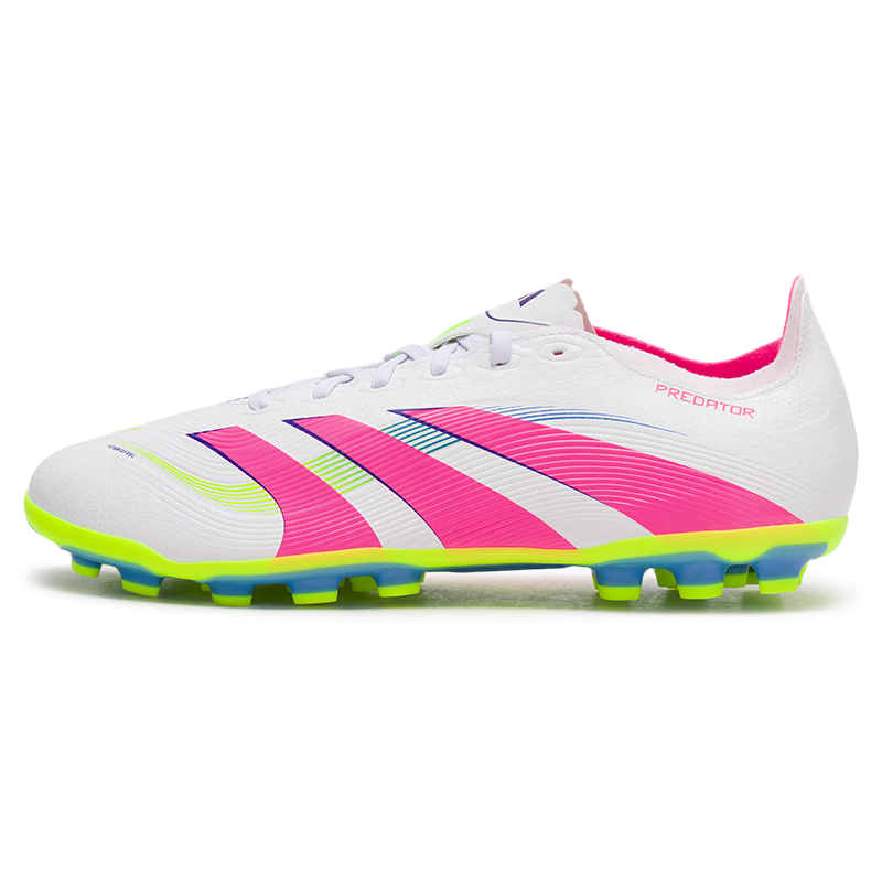 阿迪达斯（adidas）PREDATOR猎鹰25足球鞋男 26春季新款AG短钉中端成人足球鞋 【猎鹰25】白色/晒图退10 建议拍大一码 42.5 (270mm)