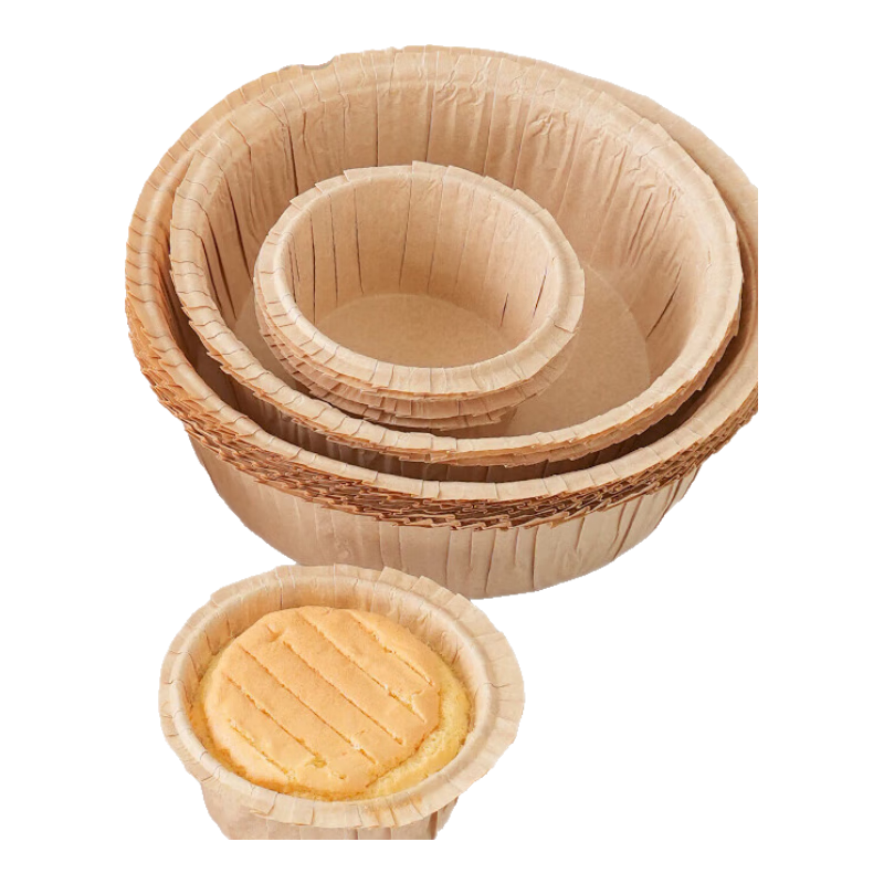 滿弓德國品質(zhì)巴斯克模具蛋糕油紙紙模家用烤箱空氣炸鍋專用烘焙胚模 6寸一次蛋糕紙模具20個