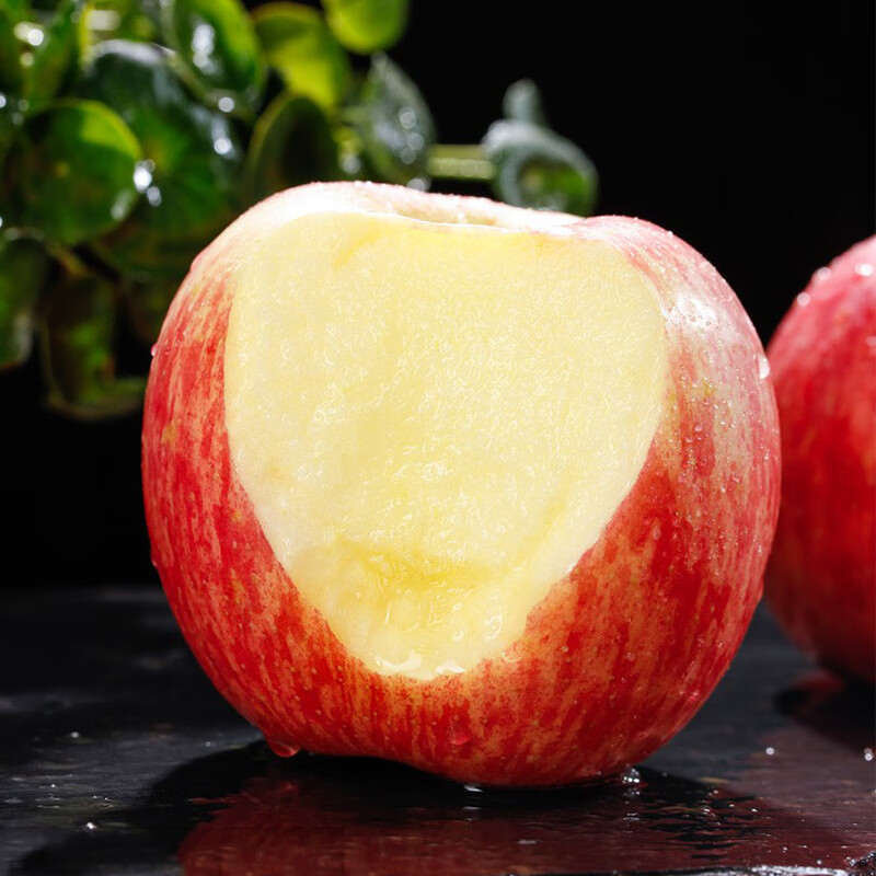 冉沃优选陕西洛川红富士苹果当季新鲜水果脆爽多汁果肉细腻源头直发整箱 净4.5斤品质大果  80-85mm果径