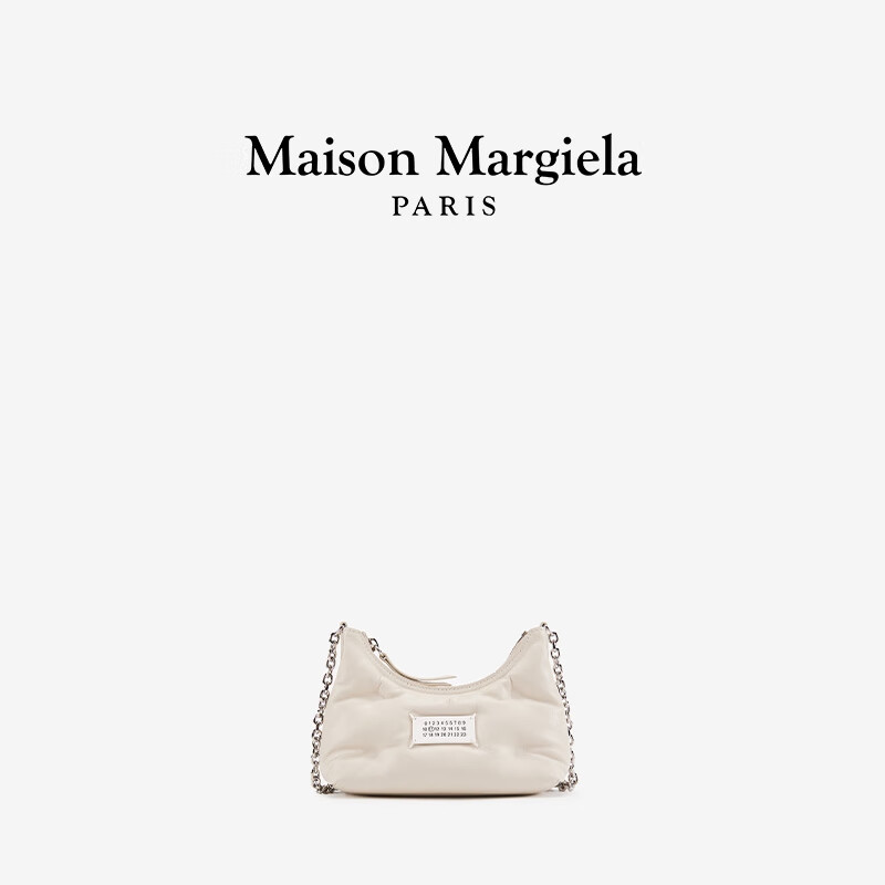 Maison Margiela【尊享特惠】馬吉拉GlamSlam Hobo Micro羊皮枕頭腋下包 H9677灰色