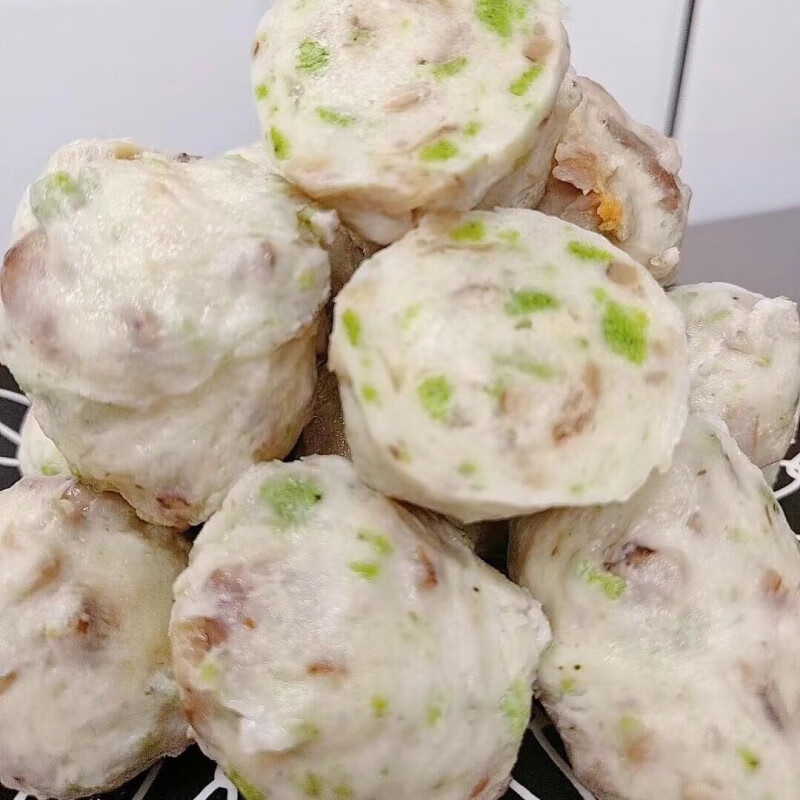 漳浦芹菜肉圆福建特产猪肉丸闽南瘦肉丸火锅食材新鲜手工肉丸健康