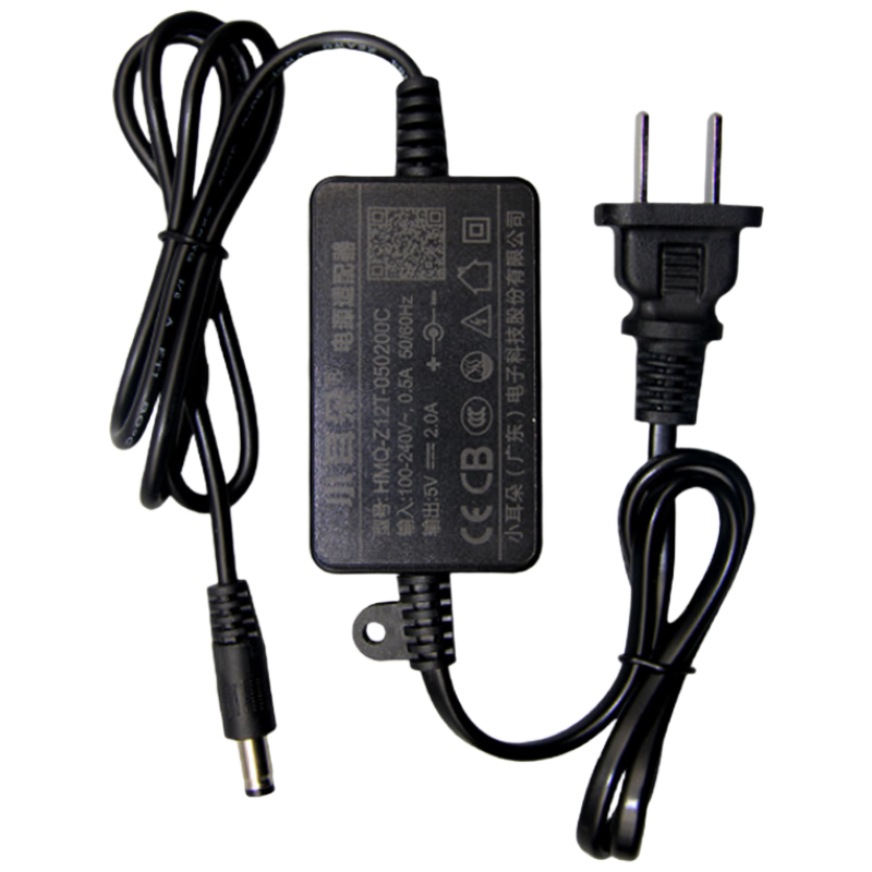 小耳朵監控電源適配器DC5V2A 光端機穩壓開(kāi)關(guān)變壓器 3C認證 5.5*2.5mm HMQ-Z12T-050200C【5個(gè)裝】