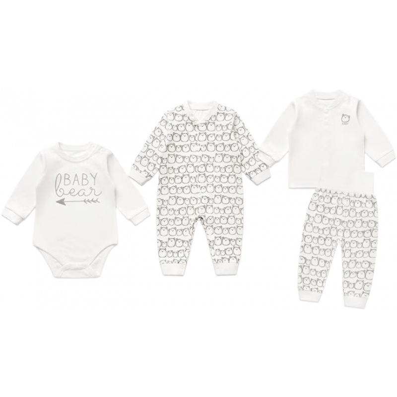 Kordea新生兒嬰兒禮盒男女初剛出生寶寶嬰兒衣服純棉套裝用品寶寶送禮春秋季滿月大禮包男款0-3個(gè)月 套餐F四季款8件套 59cm