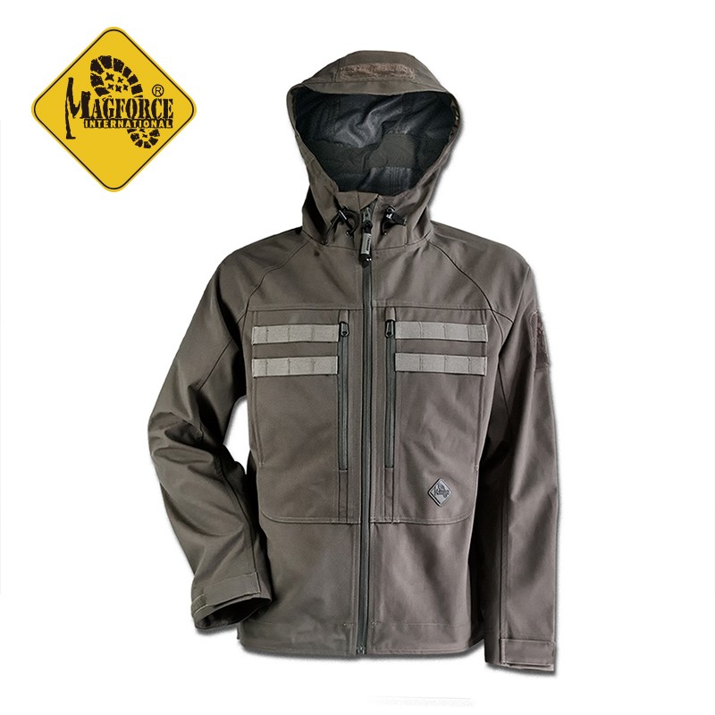 magforce麦格霍斯c1111"雷神"500d透气硬壳衣春秋外套男 褐绿色 s