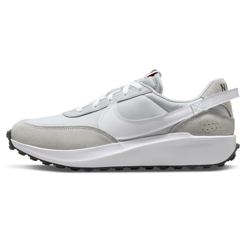 耐克（NIKE）官方男低帮时尚华夫鞋夏新款运动鞋 WAFFLE DEBUT DH9522 003雾灰/白/浅烟灰/白/黑/队橙 42.5