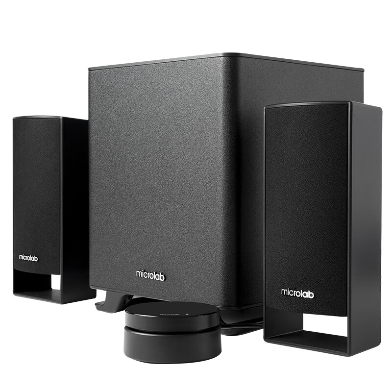 1多媒体有源音箱 线控调节 蓝牙音箱 音响 低音炮 电脑音响 黑色