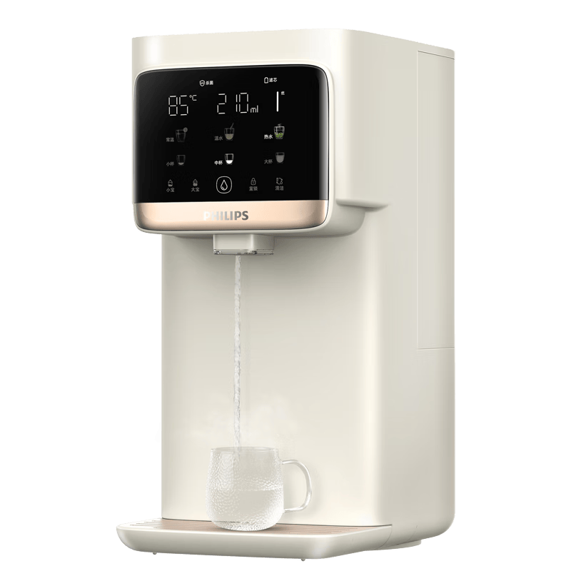 飞利浦（PHILIPS）净水器家用台式免安装反渗透饮水机 低钠泡奶机 净热一体母婴级净饮机ADD6820