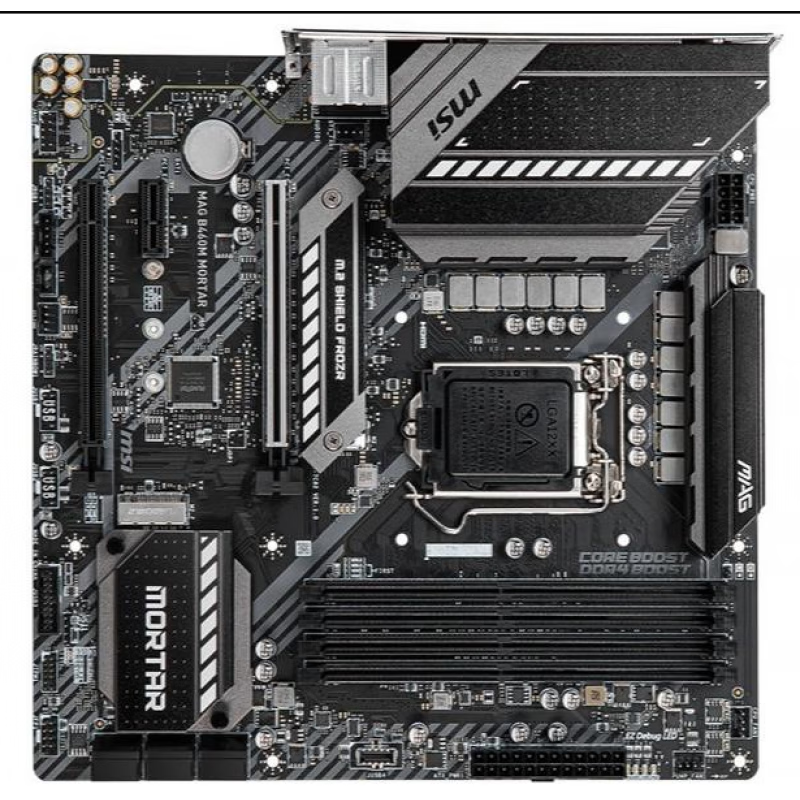 微星（MSI）B460M BOMBER 爆破弹 H510M B460M-K PRO b460M MORTAR迫击炮 白色微星B460M迫击炮
