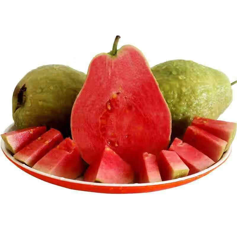 颜小荭芭乐双拼软糯奶油芭乐脆口红白心双拼芭乐组合新鲜水果当季番石榴 2.8-3斤红心芭乐（实惠装）