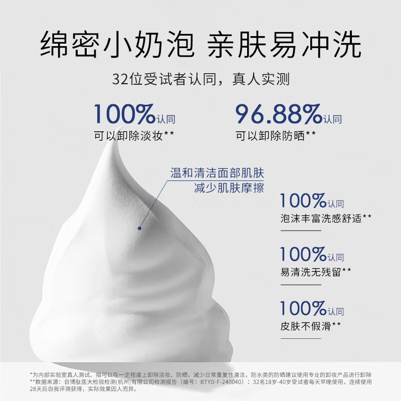 安碧妍华西专利研发 氨基酸洗面奶60g 温和清洁不紧绷 控油保湿洁面乳