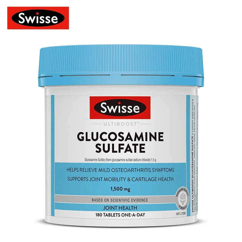 Swisse斯维诗钙片中老年骨质疏松 青少年成人女孕妇补钙维生素D柠檬酸钙 葡萄糖胺片 180片/瓶