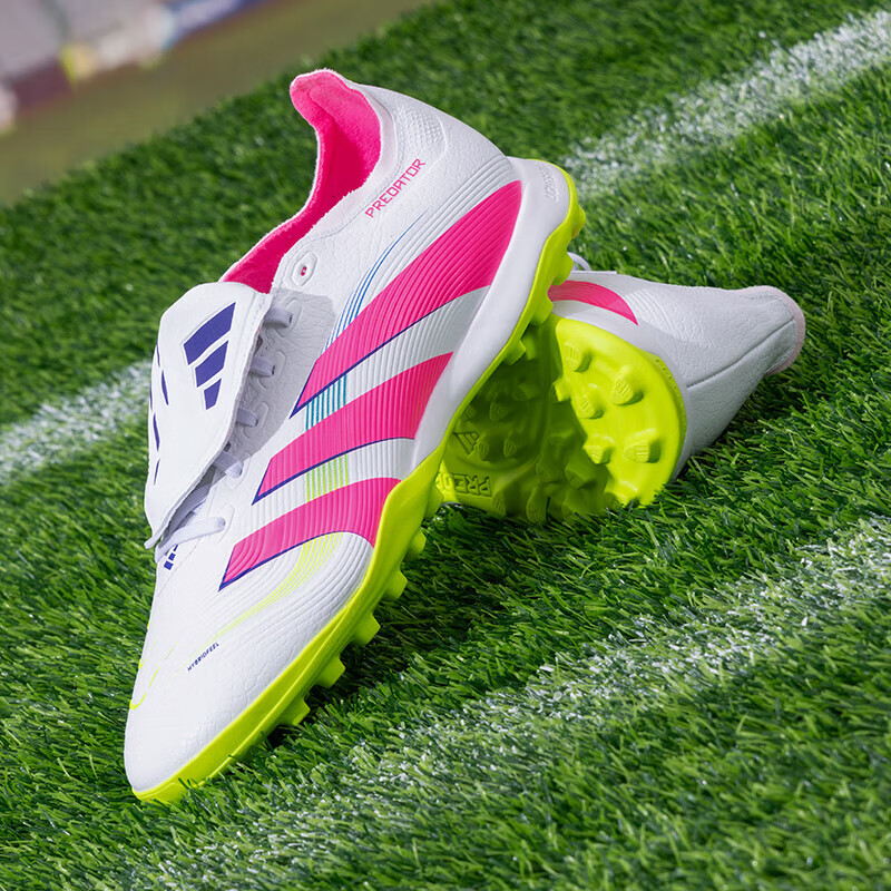 阿迪达斯 （adidas）猎鹰25 PREDATOR中端TF碎钉人草翻鞋舌足球鞋新款比赛训练鞋 JS0385/适合人造草场 39