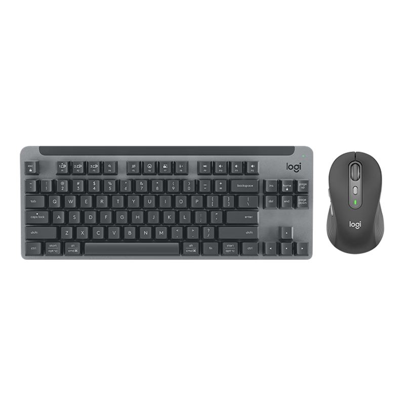罗技二手 MK855无线键鼠套装 家用办公机械键盘鼠标 双模便携 MK855【鼠标750+键盘855组合】 99新
