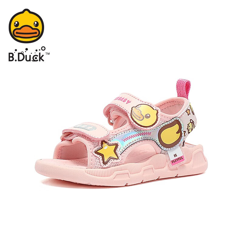 ����ȯ��B.DuckС��ѼͯЬ��ͯ��Ь�ļ��¿��ͯɳ̲Ь��Сͯ����͸������Ь 