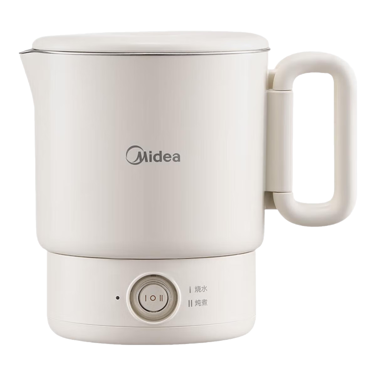 美的便携烧水壶小型 折叠电水壶 旅行电热水壶食品级316L不锈钢一体无缝内胆 0.7L 【基础款】