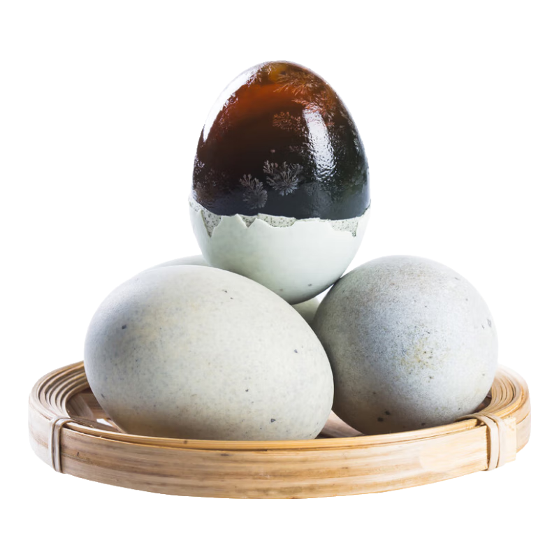 无铅松花皮蛋40g-50g溏心皮蛋农家散养鸭蛋溏心即食早餐买菜生鲜 20枚松花蛋【单枚40-50g】