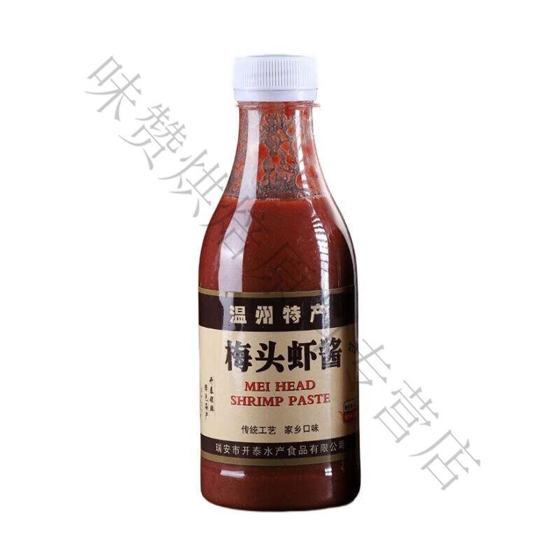 溫州特產(chǎn)梅頭蝦醬380克蝦嘰蒸肉蝦籽醬腌制海鮮蝦醬家用廚房調(diào)味 梅頭蝦醬2瓶