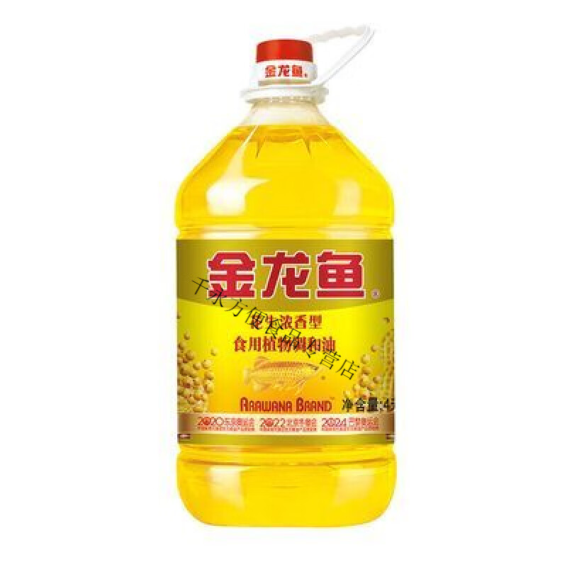 金龙鱼花生浓香型食用植物调和油4L桶装金龙鱼调和油食用油烹饪 金龙鱼花生浓香型食用植物调和油