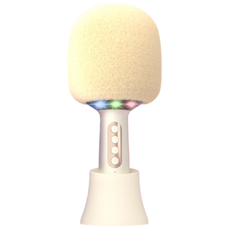 索愛(soaiy)麥克風(fēng)直播話筒支架話筒架 無線話筒桌面支架底座 油彩白