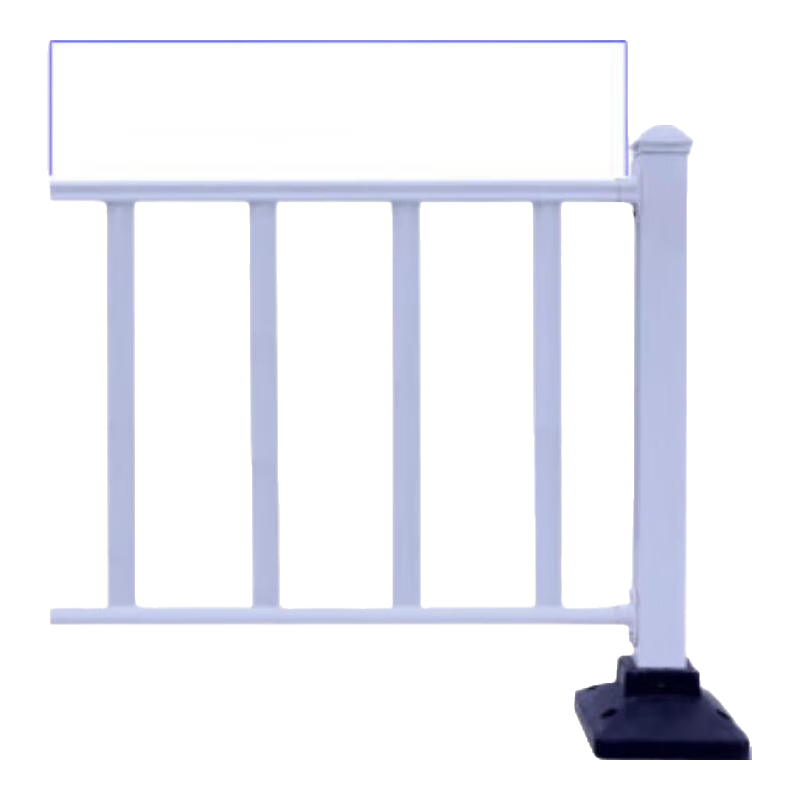 益宙城市道路護欄隔離欄交通公路馬路市政加厚圍欄鋅鋼京式防撞安全人行道欄桿馬路隔離人車(chē)分流道路隔離護欄 【加厚款】-100公分高*1米長(cháng)