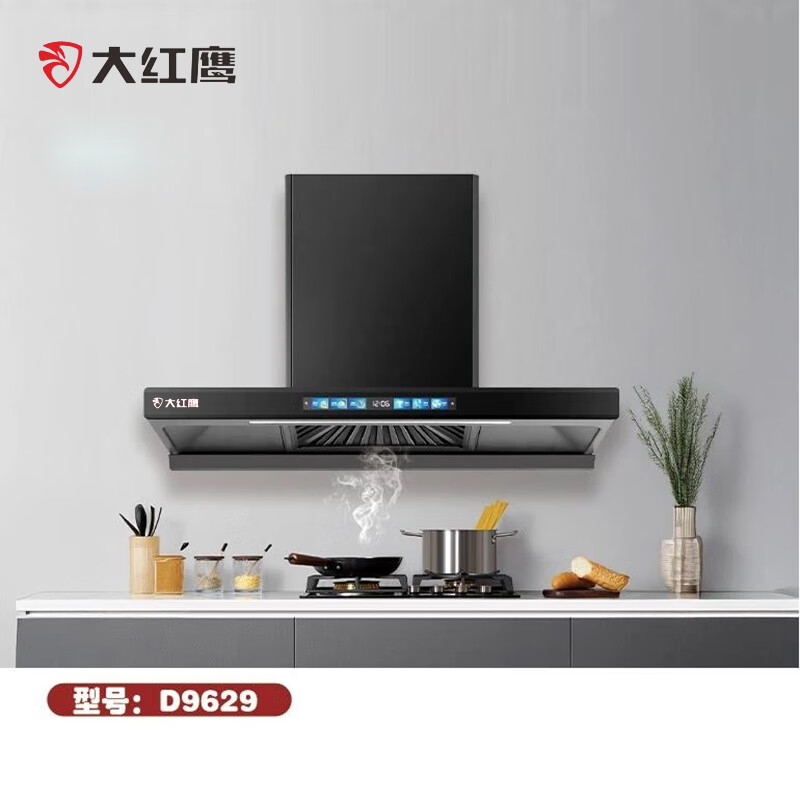 大红鹰（dahongying）家用电器大吸力抽油烟机D9629