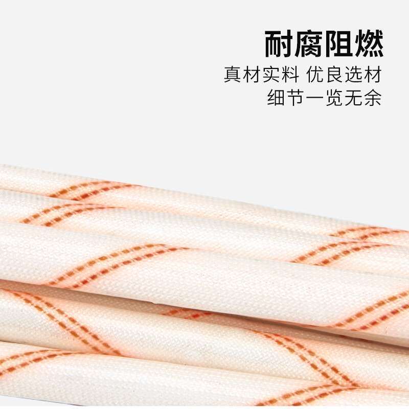 卡夫威尔加厚高温黄蜡管绝缘套管玻璃纤维管电线阻燃保护管热缩 0 20支装黄腊管2mm*1m ST3720