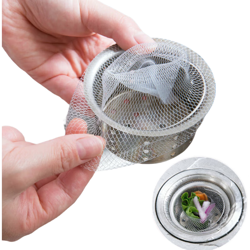 雅高厨房水槽过滤网500只下水道水池洗碗池洗菜盆地漏网垃圾漏网兜