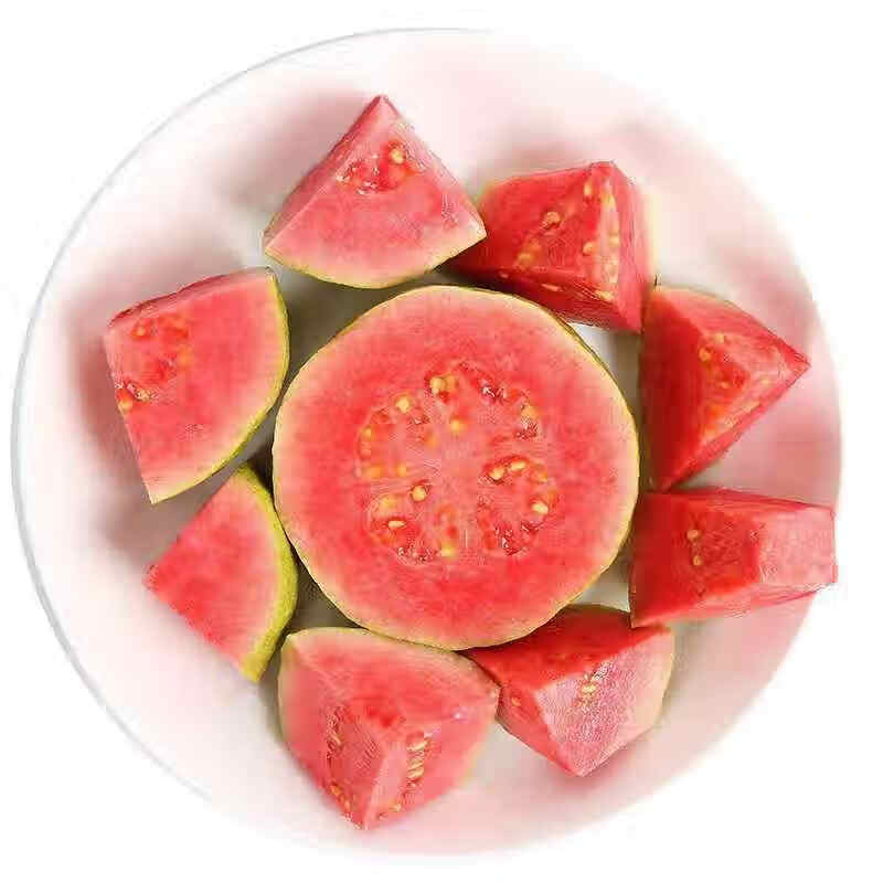 颜小荭芭乐双拼软糯奶油芭乐脆口红白心双拼芭乐组合新鲜水果当季番石榴 2.8-3斤红心芭乐（实惠装）