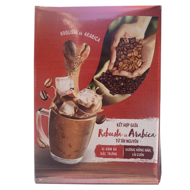 奥睿辰买2盒包邮/越南雀巢三合一速溶咖啡加浓特浓即溶红盒装288克18袋 红盒雀巢 1x18x16g