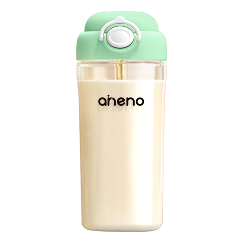 恩尼諾（aneno）兒童直飲吸管杯寶寶PPSU水杯夏季親子喝水杯學(xué)生幼兒園辦公室水杯 【中大童/成人】帕尼肌 380ml