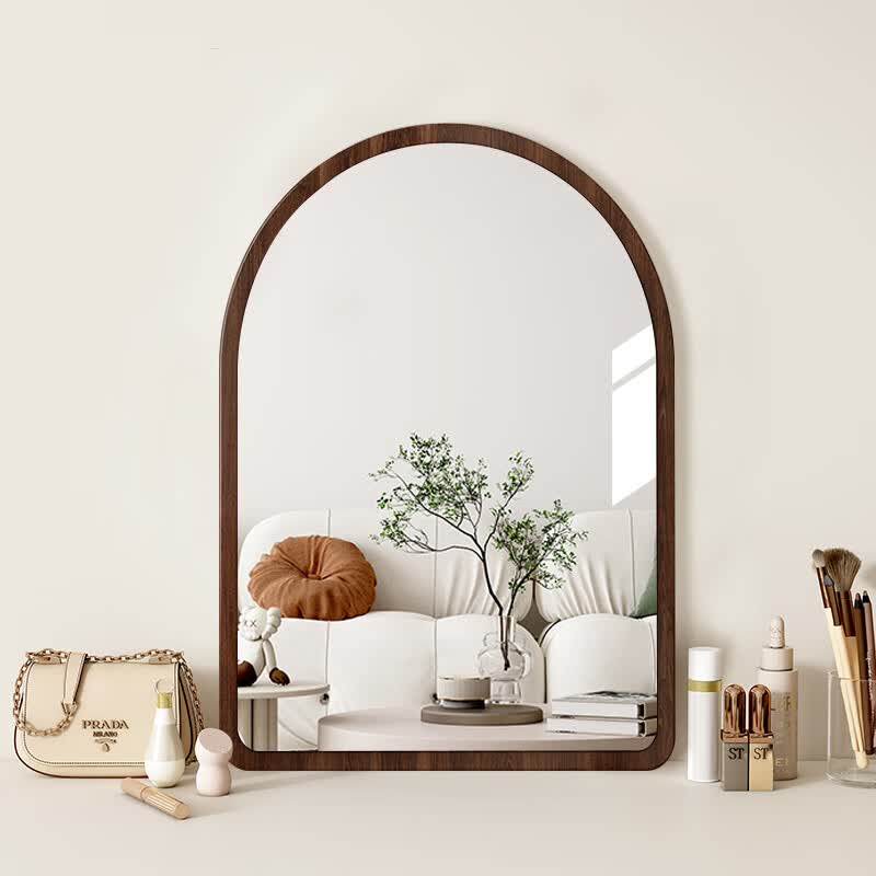 艺世界 art world奶油风ins半身镜网红梳妆镜子免打孔卧室化妆镜家用