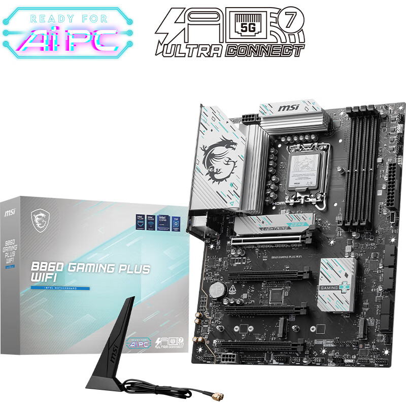 微星 B860 GAMING PLUS WIFI7 5G网口 图 5