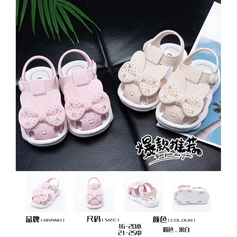 G.DUCKKIDS家居兒童涼鞋夏季童寶寶嬰幼兒鞋學(xué)步鞋兒童塑料包頭涼鞋 2588+19 16 -20