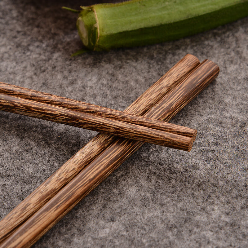 达乐丰鸡翅木无漆无蜡实木筷子家用原木筷耐高温