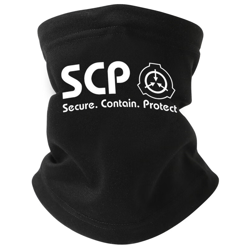scp基金会面罩 动漫周边二次元冬季保暖防风保暖男女脖套围脖 SCP基金会面罩