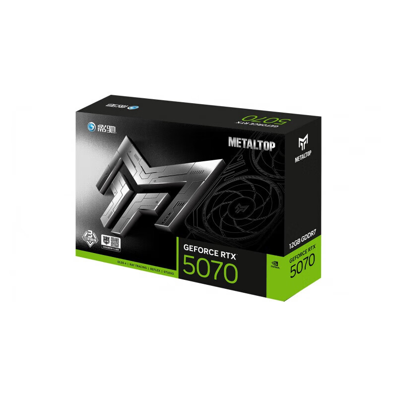 影驰全新 RTX5070Ti/5080/5090D 影驰 RTX 5070 金属大师 黑金版 OC 1