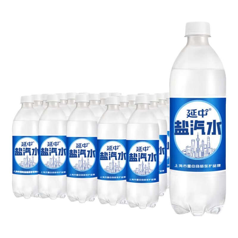 延中鹽汽水600ml*20瓶整箱   防暑降溫汽水 江浙滬皖