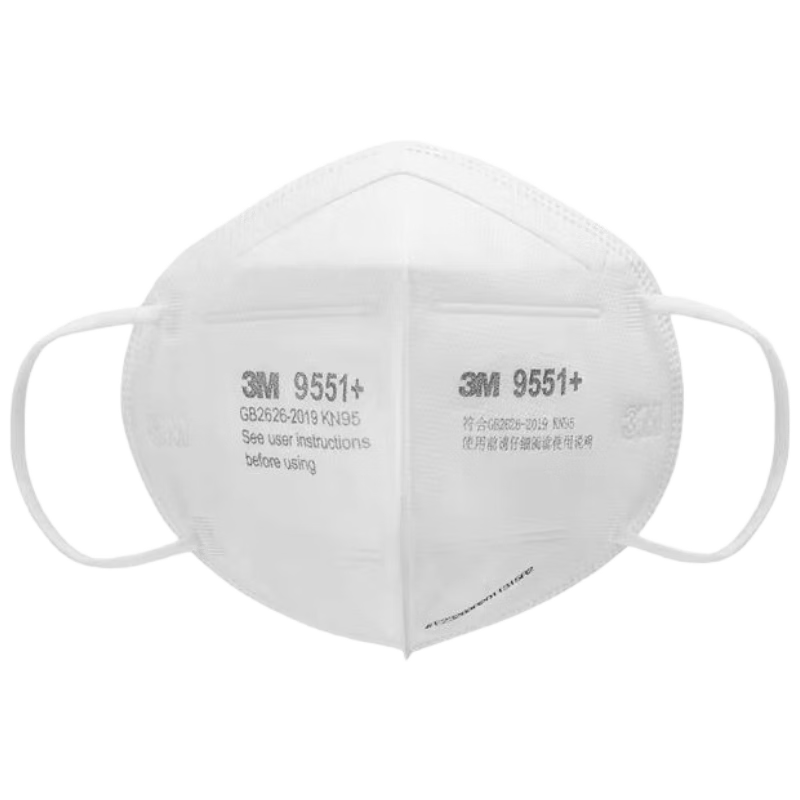 3MKN95耳戴式口罩独立包装一只一袋防飞沫雾霾颗粒物过敏3只装9551+