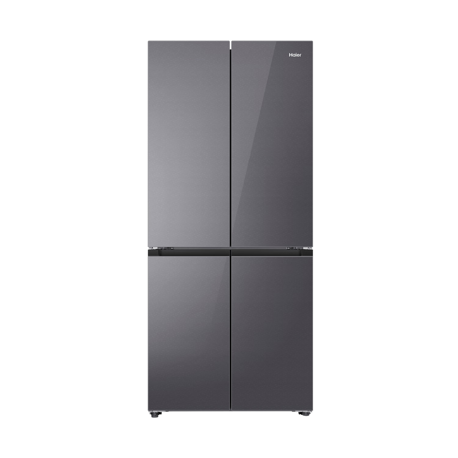 海尔（Haier）【小红花】490L十字门冰箱594mm专业超薄干湿分储黑金净化三挡变温BCD-490WGHTDE5XEU1国家补贴