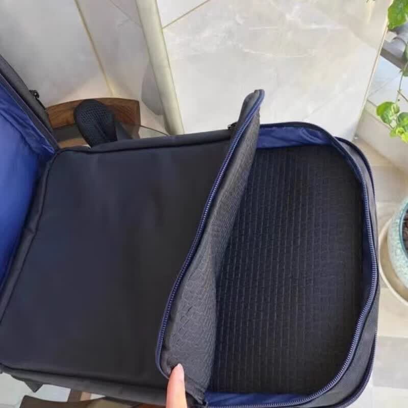 Alpha3系列弹道尼龙男士双肩包商务通勤电脑背包2603578 黑配蓝/578