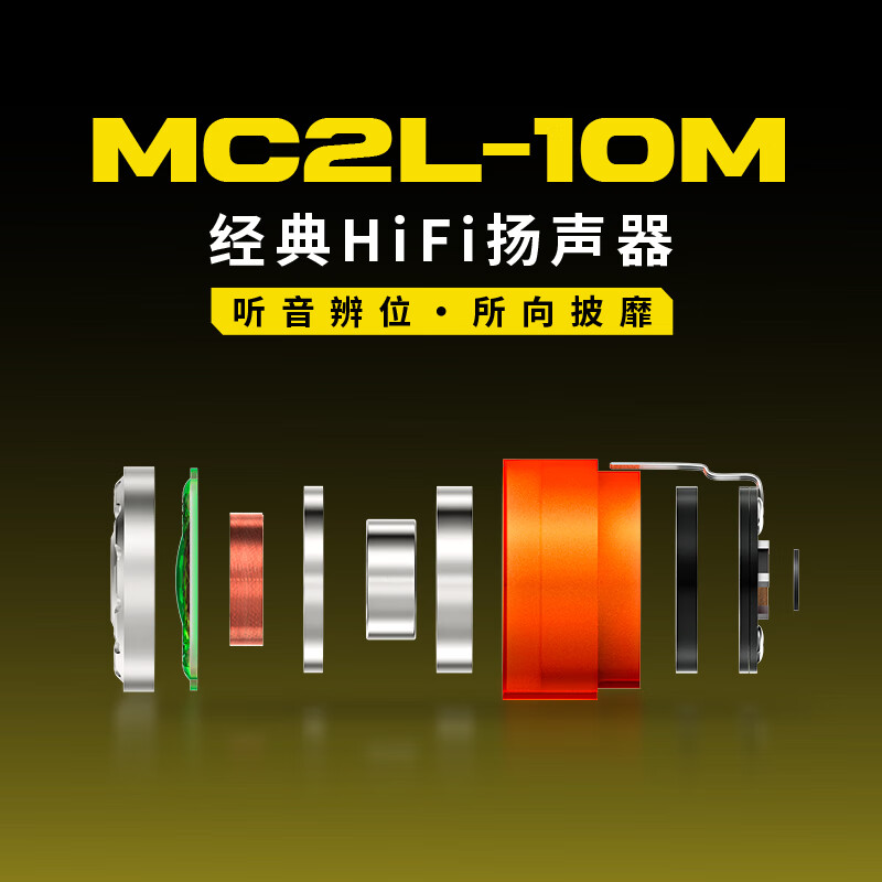 宁梵声学NF Audio 宁梵刺客信条：幻景联名RG15 APEX CS:GO 吃鸡耳机 FPS游戏耳机 HIFI耳机  黑色