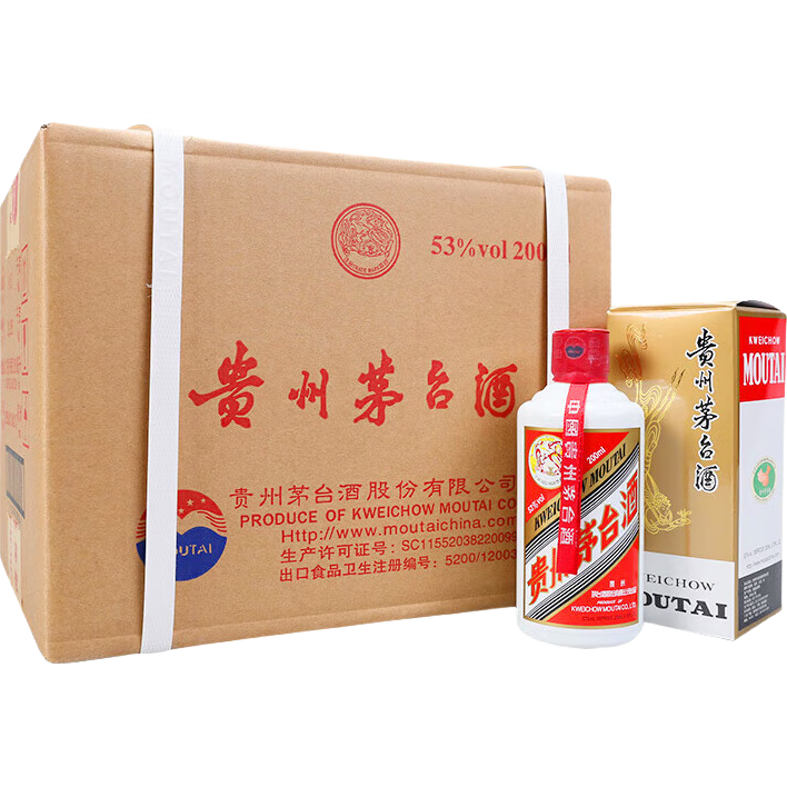 moutai/ę́ ����ę́ 53�� ������ 200ml 12ƿ 7427.97Ԫ