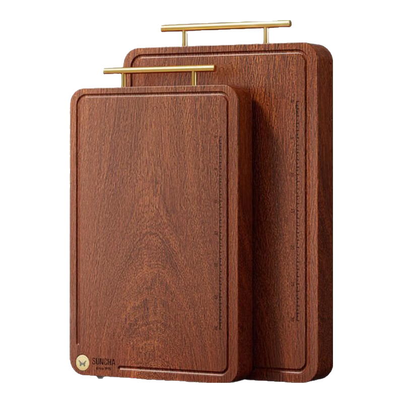 双枪乌檀木整木菜板实木抗菌防霉家用切菜板案板大号砧板 【金标抗菌-升级款】33*22*2.5 29.5元