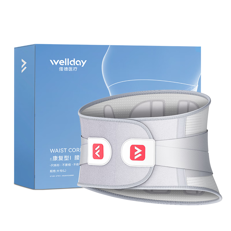 维德(WELLDAY)护腰带14版aktiv腰间突出护腰久坐神器腰椎腰肌不适腰托透气保暖 【康复型】八大支撑护腰带 XL