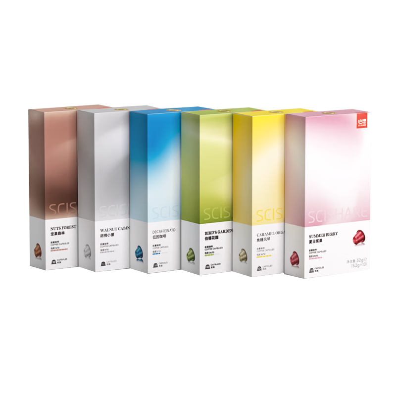 心想（SCISHARE）膠囊咖啡瑞士進(jìn)口濃縮美式適配nespresso咖啡機50粒 熱銷(xiāo)爆款【5種口味50?！?></div>
                                <div   id=