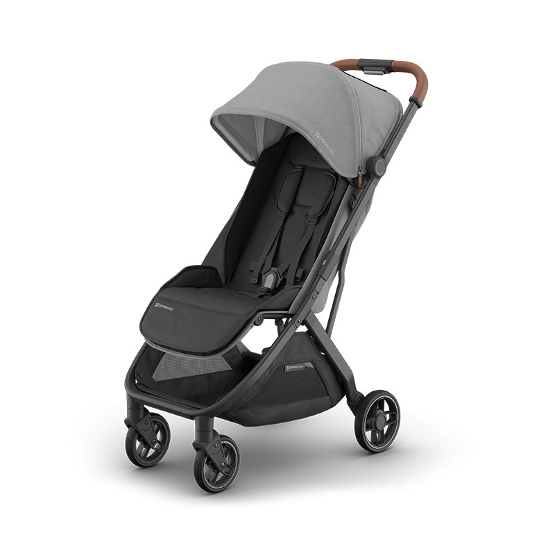 UPPAbabyMINU V3新生嬰兒車(chē) 輕便折疊 可坐可躺可登機寶寶手推車(chē) 深灰色