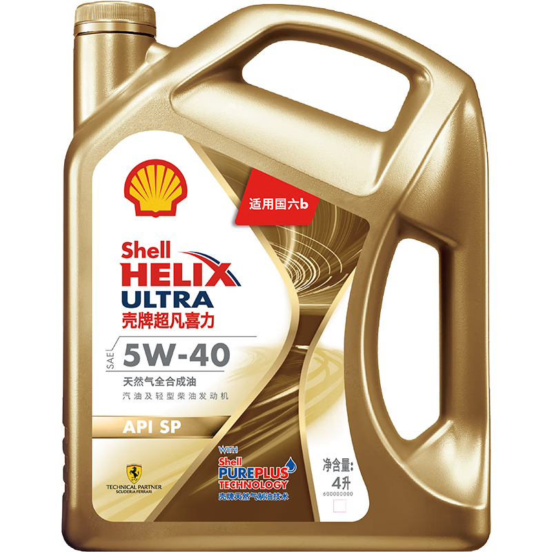 ���ƣ�Shell������ϲ�����Ӱ ȫ�ϳɻ��� 5W-40 API SP 4L